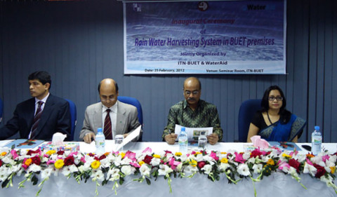 Inauguration of Rainwater Harvesting System at BUET