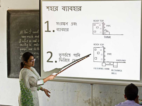 Rainwater Harvesting System Installation and Awareness Campaigning in a School