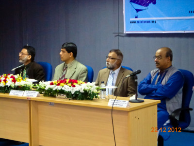 Training Program on Rainwater Harvesting System (22-23 Dec, 2012)