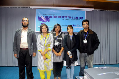 Training Program on Rainwater Harvesting System (22-23 Dec, 2012)