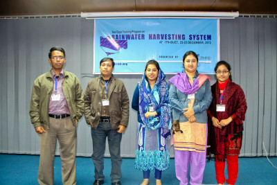 Training Program on Rainwater Harvesting System (22-23 Dec, 2012)