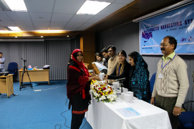 Training Program on Rainwater Harvesting System (22-23 Dec, 2012)