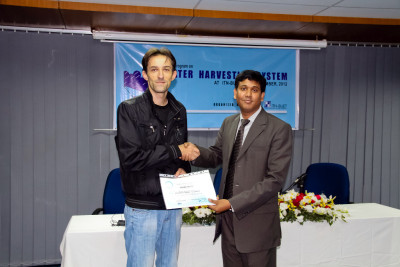 Training Program on Rainwater Harvesting System (22-23 Dec, 2012)